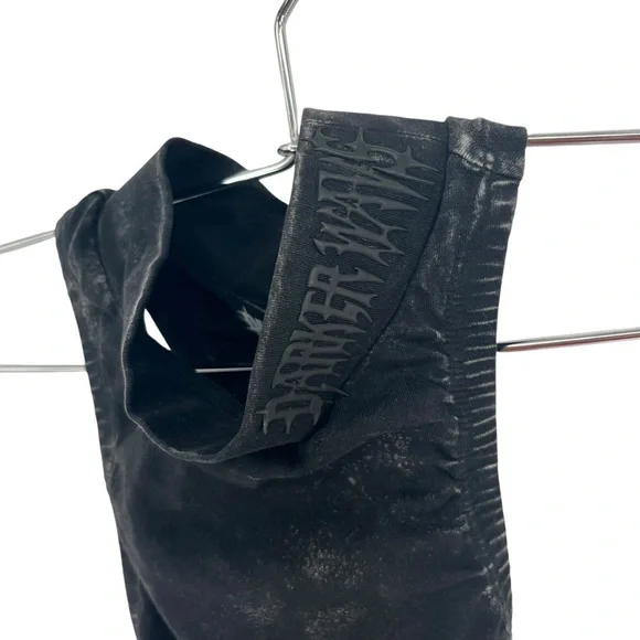 NWT Darker Wavs Acid Wash Crop Top - Picture 3 of 10